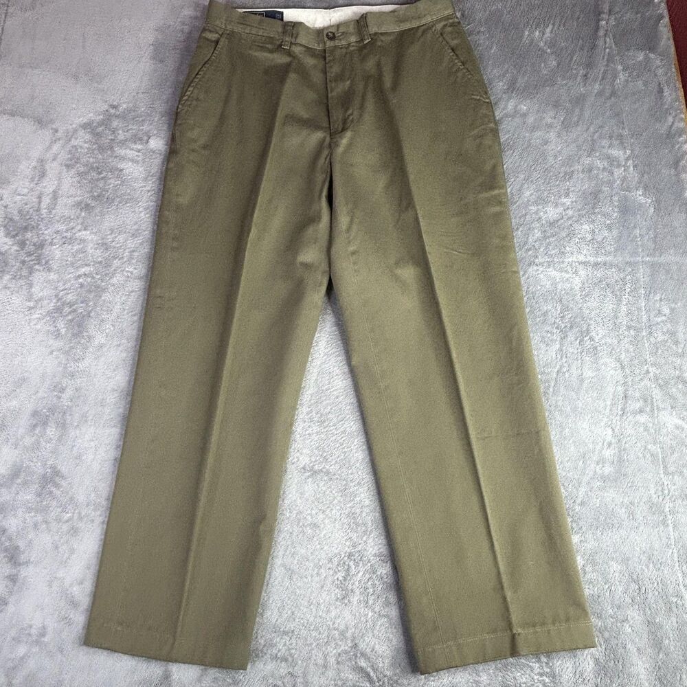 Polo Ralph Lauren Pants Mens 36x27 Green Prospect Chino Classic Fit Cotton Twill